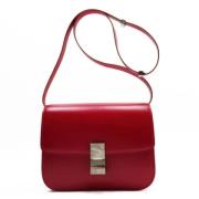 Pre-owned Leather celine-bags Celine Vintage , Red , Dames