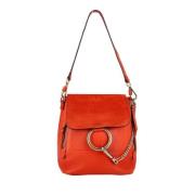 Pre-owned Leather backpacks Chloé Pre-owned , Orange , Dames