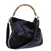 Pre-owned Leather gucci-bags Gucci Vintage , Black , Dames