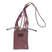 Handgevlochten leren tas Meryl Antik Batik , Multicolor , Dames