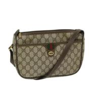 Pre-owned Leather gucci-bags Gucci Vintage , Beige , Dames