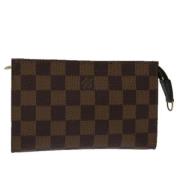 Pre-owned Canvas pouches Louis Vuitton Vintage , Brown , Dames