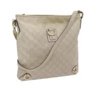 Pre-owned Canvas gucci-bags Gucci Vintage , Beige , Dames