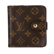 Pre-owned Canvas wallets Louis Vuitton Vintage , Brown , Dames