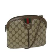 Pre-owned Leather gucci-bags Gucci Vintage , Beige , Dames