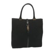 Pre-owned Canvas handbags Gucci Vintage , Black , Dames