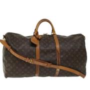 Pre-owned Canvas travel-bags Louis Vuitton Vintage , Brown , Dames