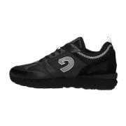 Zwarte Textiel Lage Sneakers Cruyff , Black , Heren