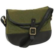 Pre-owned Canvas louis-vuitton-bags Louis Vuitton Vintage , Green , Da...