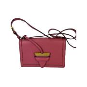 Pre-owned Leather shoulder-bags Loewe Pre-owned , Pink , Dames