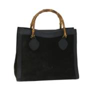 Pre-owned Suede gucci-bags Gucci Vintage , Black , Dames