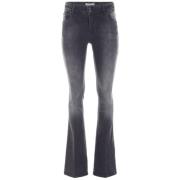 Klassieke Denim Jeans DNM Pure , Gray , Dames