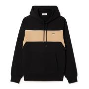 Kleur Blok Hoodie Jogger Stijl Lacoste , Black , Heren