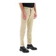 Cool Guy Stretch Katoenen Broek Dsquared2 , Beige , Heren