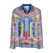 La Temple Print Shirt Casablanca , Multicolor , Heren