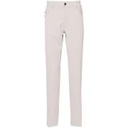 Dove Grey Broek Slim Fit Emporio Armani , Gray , Heren