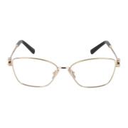 Elegante Onregelmatige Metalen Frame Bril Tiffany , Yellow , Unisex