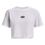 Merklogo T-shirt Under Armour , White , Dames