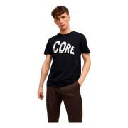 T-shirt Jack & Jones , Black , Heren