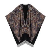 Poncho met bloemenpatroon Etro , Multicolor , Dames