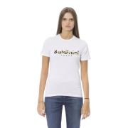 Knisperend Wit Katoenen Trend T-Shirt Baldinini , White , Dames