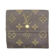 Pre-owned Canvas wallets Louis Vuitton Vintage , Brown , Dames