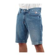 Denim Bermuda Shorts voor Mannen Roy Roger's , Blue , Heren