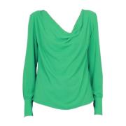 Elegante Blouse Lange Mouwen Liu Jo , Green , Dames