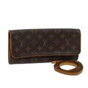 Pre-owned Canvas louis-vuitton-bags Louis Vuitton Vintage , Brown , Da...