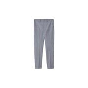 Geruite Cropped Broek Grijs Liu Jo , Gray , Dames