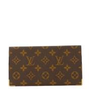 Pre-owned Canvas wallets Louis Vuitton Vintage , Brown , Dames