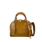 Pre-owned Leather handbags Louis Vuitton Vintage , Brown , Dames