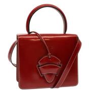 Pre-owned Leather handbags Loewe Pre-owned , Red , Dames