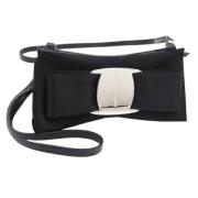 Pre-owned Leather shoulder-bags Salvatore Ferragamo Pre-owned , Black ...