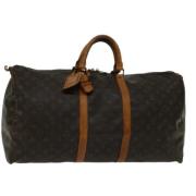 Pre-owned Canvas travel-bags Louis Vuitton Vintage , Brown , Dames