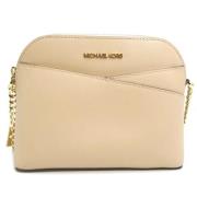 Pre-owned Leather shoulder-bags Michael Kors Pre-owned , Beige , Dames