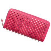 Pre-owned Leather wallets Christian Louboutin Pre-owned , Pink , Dames