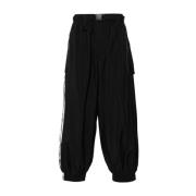 Allover Print Nylon Shell Broek Y-3 , Black , Heren