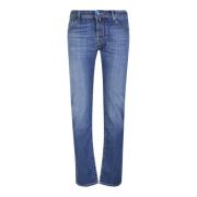 Blauwe Slim-Fit Jeans Jacob Cohën , Blue , Heren