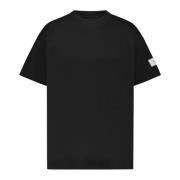 Zwart Atelier T-Shirt Flaneur Homme , Black , Heren