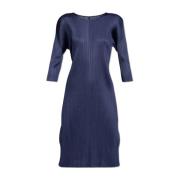 Geplooide jurk Issey Miyake , Blue , Dames