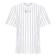 T-shirt Karl Kani , White , Heren