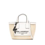 Rue St-Guillaume Tote Bag Karl Lagerfeld , Beige , Dames