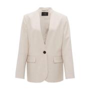 Elegant Blazer Jalma Opus , Beige , Dames