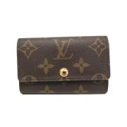 Pre-owned Canvas key-holders Louis Vuitton Vintage , Brown , Dames