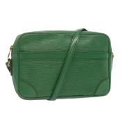 Pre-owned Leather louis-vuitton-bags Louis Vuitton Vintage , Green , D...