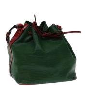 Pre-owned Leather louis-vuitton-bags Louis Vuitton Vintage , Green , D...