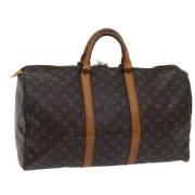 Pre-owned Canvas travel-bags Louis Vuitton Vintage , Brown , Dames