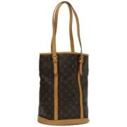 Pre-owned Canvas shoulder-bags Louis Vuitton Vintage , Brown , Dames