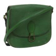 Pre-owned Leather louis-vuitton-bags Louis Vuitton Vintage , Green , D...